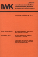 IWK Heft 4, Dezember 1981